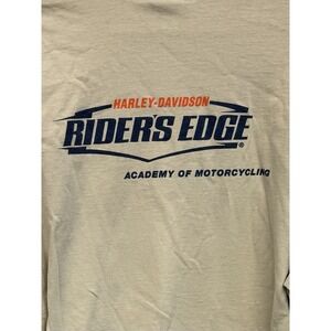 Harley Davidson Instructor T-Shirt Long Sleeve Riders Edge‎ Academy Biker Sz 2XL